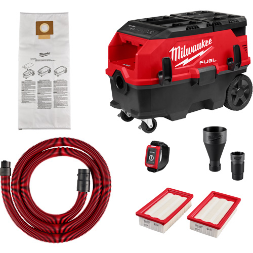 Extracteur de poussi&egrave;re &agrave; deux batteries M18 FUEL de 9 gallons, compatible avec PACKOUT avec trousse VACLINK, 27-3/4" x 19" Rideout Tool & Machine Inc.
