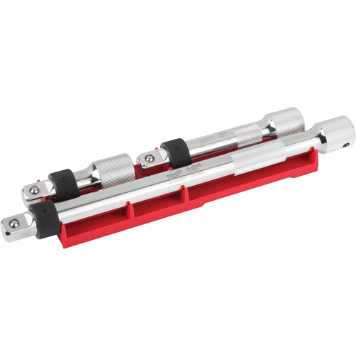 Jeu de rallonges verrouillables, Prise de 1/2", Fini Chrome, 3 M Rideout Tool & Machine Inc.