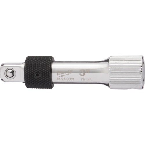 Locking Extension Socket, 3/8" Drive, 3" L Rideout Tool & Machine Inc.