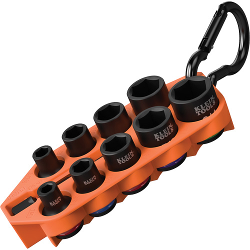 Jeu de douilles &agrave; chocs SAE pr&ecirc;t &agrave; emporter, 10 Mcx, Chocs, Prise de 3/8" Rideout Tool & Machine Inc.