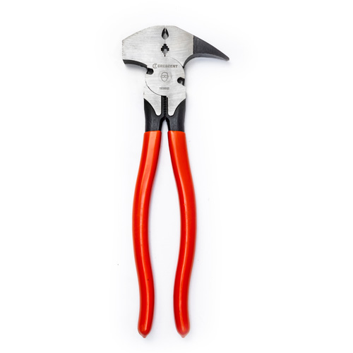 Dual Staple Grip Joint Fence Tool Pliers with Dipped Handle Rideout Tool & Machine Inc.