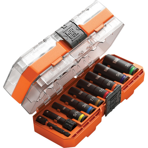 Jeu de douilles KNECT, 9 Mcx, Chocs, Prise de 3/8", Profond Rideout Tool & Machine Inc.