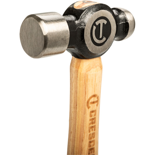 Ball Pein Hammer, 24 oz. Head Weight, Polished Face, Wood Handle Rideout Tool & Machine Inc.