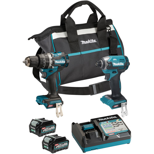 40Vmax XGT Brushless Cordless Impact Driver & Hammer Drill/Driver Tool Kit, Lithium-Ion, 40 V Rideout Tool & Machine Inc.