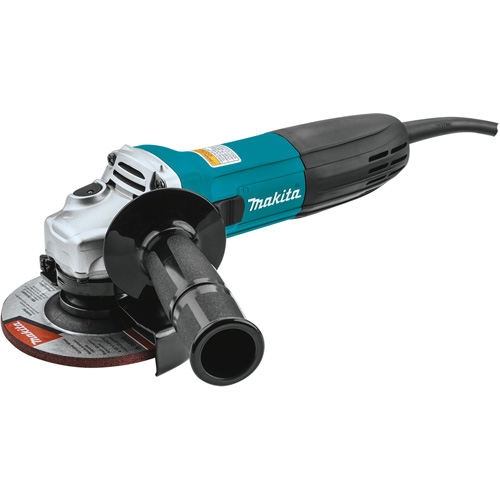 Angle Grinder with Thumb Switch, 4-1/2", 120 V, 6 A, 11000 RPM Rideout Tool & Machine Inc.