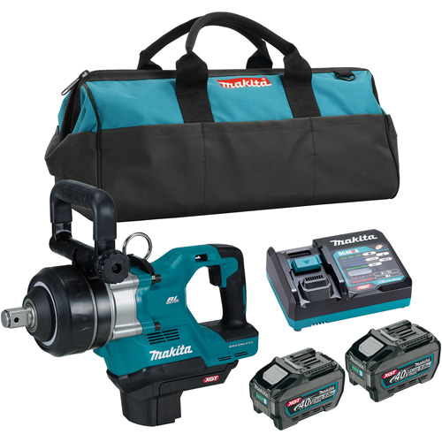 40Vmax XGT Brushless Short Anvil Impact Wrench Kit, 40 V, 1" Socket Rideout Tool & Machine Inc.