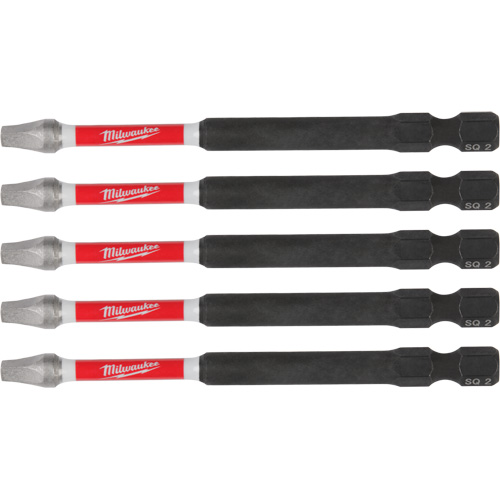 Embouts de tr&eacute;pan &agrave; chocs SHOCKWAVE, Carr&eacute;e, Embout 2, Longueur 3-1/2" Rideout Tool & Machine Inc.