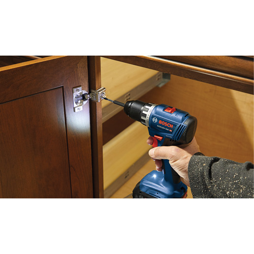Compact Brushless Drill/Driver Kit, Lithium-Ion, 18 V, 1/2" Chuck, 400 in-lbs. Torque Rideout Tool & Machine Inc.