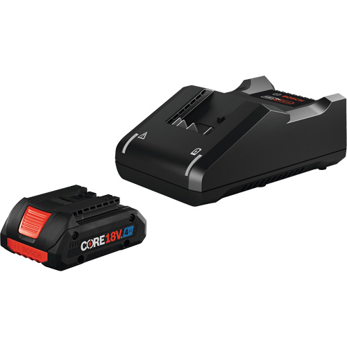 Trousse de d&eacute;part avec batterie et chargeur Advanced Power CORE18V 4 Ah, 18 V, Lithium-ion Rideout Tool & Machine Inc.