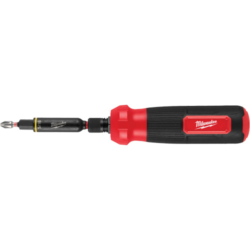 Tournevis multi-usage 8-en-1 avec embouts et tourne-&eacute;crous &agrave; chocs SHOCKWAVE, 8-1/3" lo, Prise Coussin&eacute;e Rideout Tool & Machine Inc.
