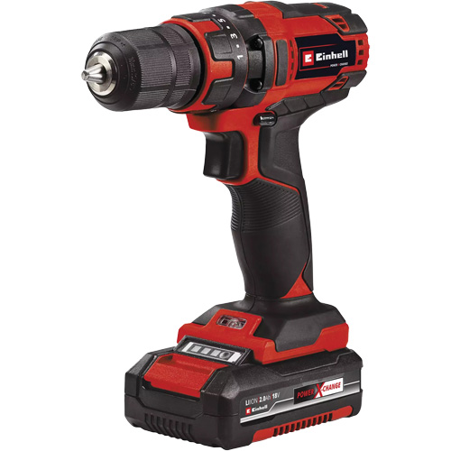 Ensemble perceuse sans fil, Lithium-ion, 18 V, Mandrin 3/8", Couple 310  lb-po Rideout Tool & Machine Inc.