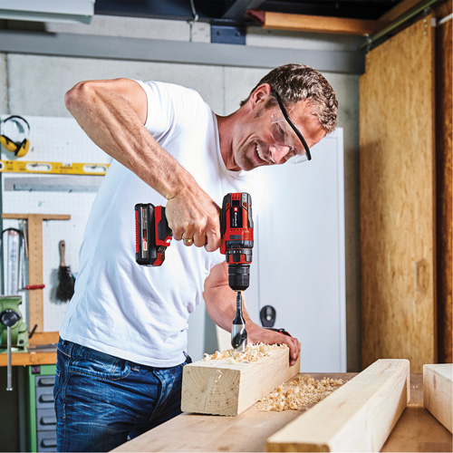Cordless Drill/Driver Kit, Lithium-Ion, 18 V, 1/2" Chuck, 354 in-lbs Torque Rideout Tool & Machine Inc.
