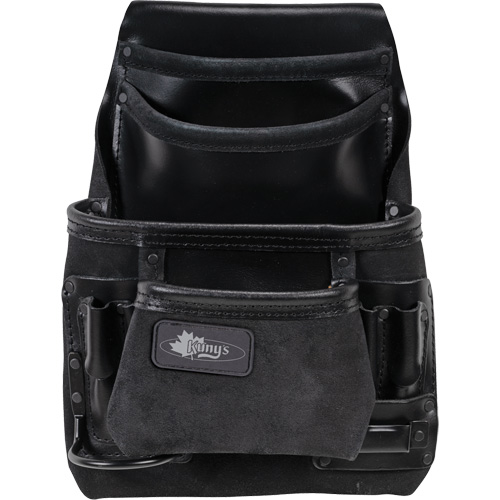 Sac robuste Phantom pour clous et outils, Cuir, 10 pochettes, Noir Rideout Tool & Machine Inc.