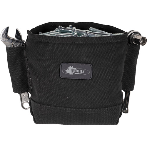 Sac Phantom pour &eacute;crous et boulons avec 2 manchons, Toile, 3 pochettes, Noir Rideout Tool & Machine Inc.