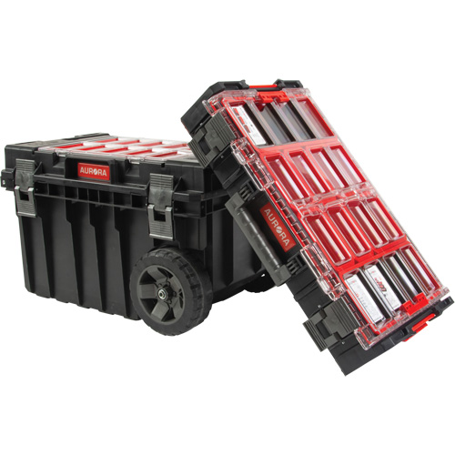 2-Piece Arx&reg; Rolling Tool Chest Set, 23-4/5" x 16" x 20-3/5", Black Rideout Tool & Machine Inc.