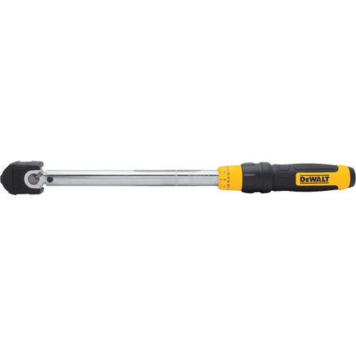 Cl&eacute; dynamom&eacute;trique &agrave; microm&egrave;tre, &agrave; cliquer, Entraînement 3/8" carr&eacute;, 20 - 100 lb-pi/27,11-135. 58 N.m Rideout Tool & Machine Inc.
