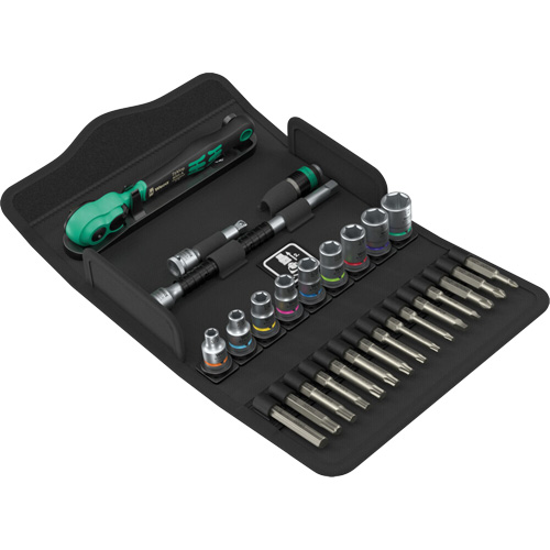 Jeu de cl&eacute; &agrave; cliquet SA 15 Zyklop Comfort avec levier dinversion, 28 Mcx, Prise de 1/4" Rideout Tool & Machine Inc.