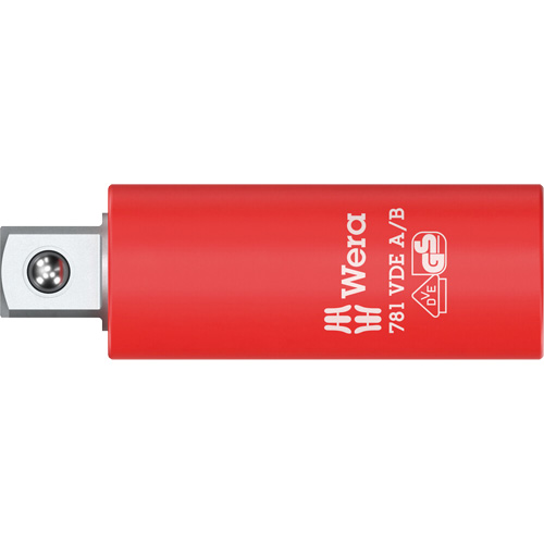 Adaptateur isol&eacute; VDE A/B, Prise 1/4", Douille 3/8", 2,78" lo, Sph&eacute;rique Rideout Tool & Machine Inc.