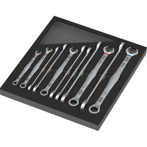Insert en mousse 9735 pour jeu 6007 Joker 1, Combinaison &agrave; cliquet, 12 morcea Rideout Tool & Machine Inc.