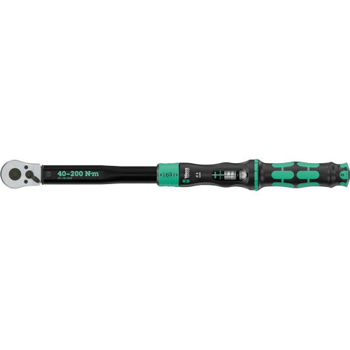 Adjustable Click-Torque Lock C 3 Torque Wrench with Torque Lock Function, Click, 1/2" Square Drive, 30 - 146 lbf. Ft Rideout Tool & Machine Inc.