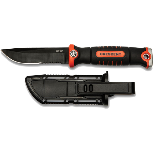 Couteau de travail &agrave; lame fixe avec &eacute;tui Rideout Tool & Machine Inc.