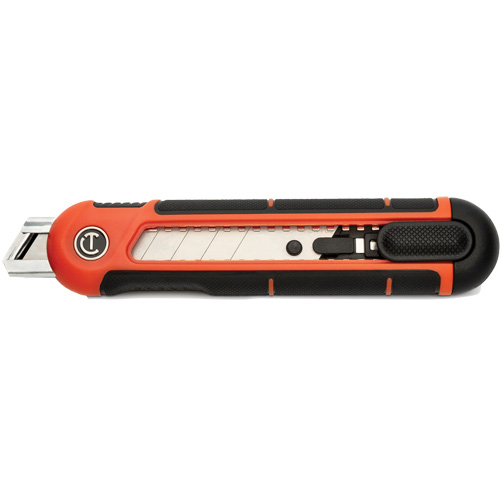 18mm Snap Off Blade Retractable Knife, Steel, Plastic Handle Rideout Tool & Machine Inc.