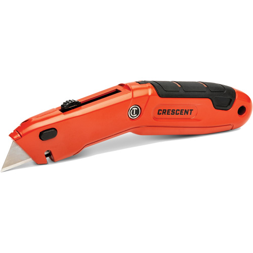 Couteau r&eacute;tractable, Acier, Prise en Aluminium Rideout Tool & Machine Inc.