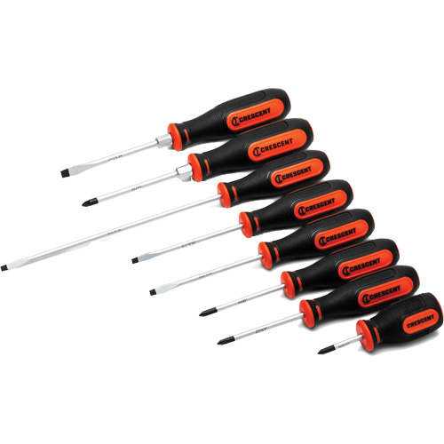 Dual Material Screwdriver Set, 8 Pcs. Rideout Tool & Machine Inc.