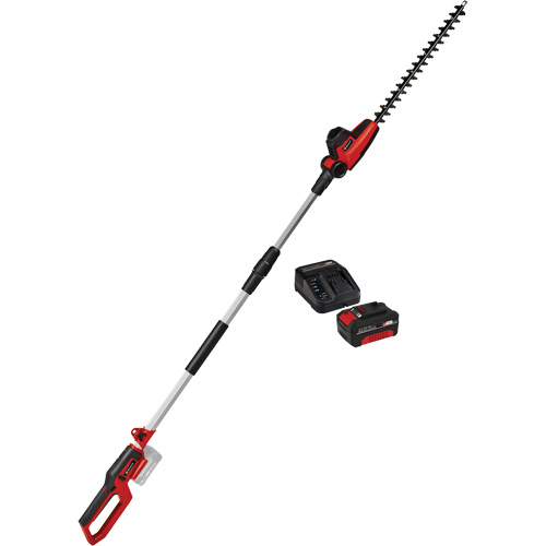 Cordless Pole Hedge Trimmer with 4Ah Battery & Charger Starter Kit, 18", 18 V, Battery Powered Rideout Tool & Machine Inc.