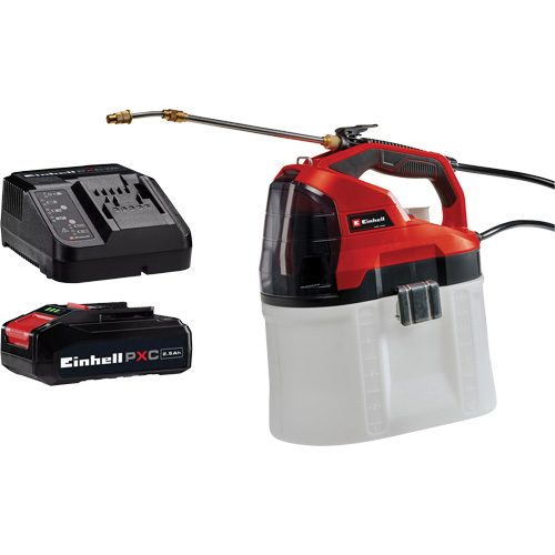 Pulv&eacute;risateur de produits chimiques sans fil 18V avec batterie 2,5 Ah et ensemble de d&eacute;part de chargeur, 253,6 oz (7,5 L) Rideout Tool & Machine Inc.