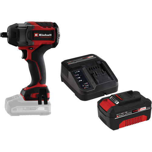 Professional Cordless Impact Wrench with 4Ah PXC Battery & Charger Starter Kit, 18 V, 1/2" Socket Rideout Tool & Machine Inc.