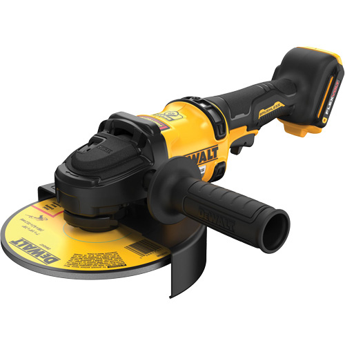 Brushless Cordless Grinder with KICKBACK BRAKE (Tool Only), 7" Wheel, 60 V Rideout Tool & Machine Inc.