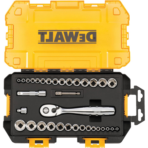 1/4" & 3/8" Drive Socket Set, 34 Pcs Rideout Tool & Machine Inc.