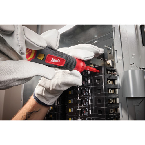 Tournevis &agrave; embouts interchangeables &agrave; tige articul&eacute;e isol&eacute; 1000 V, 2-en-1, 8-4/5" lo, Prise Coussin&eacute;e Rideout Tool & Machine Inc.