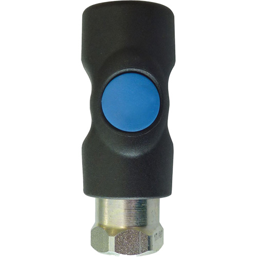 TOPQUIK S1 Industrial Quick Coupler, Polyester Composite/Stainless Steel, 1/4", Female NPT, 174 PSI Rideout Tool & Machine Inc.