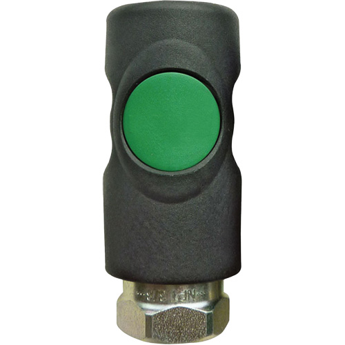 TOPQUIK S1 Ultraflo 7.8 mm Quick Coupler, Polyester Composite/Stainless Steel, 1/4", Female NPT, 174 PSI Rideout Tool & Machine Inc.