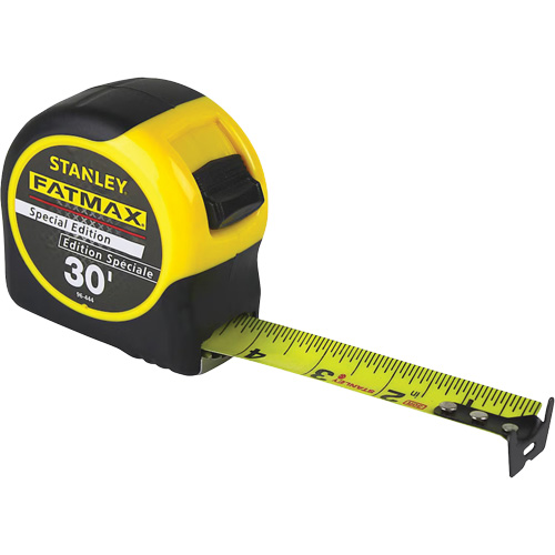 Ruban &agrave; mesurer FATMAX Special Edition, 1-1/4" x 30', Marques de goujon Imp&eacute;rial Rideout Tool & Machine Inc.