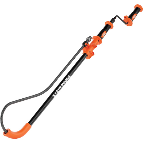 Steel Toilet Auger, Manual, 3' Cable Length, 1/2" Cable Diameter Rideout Tool & Machine Inc.