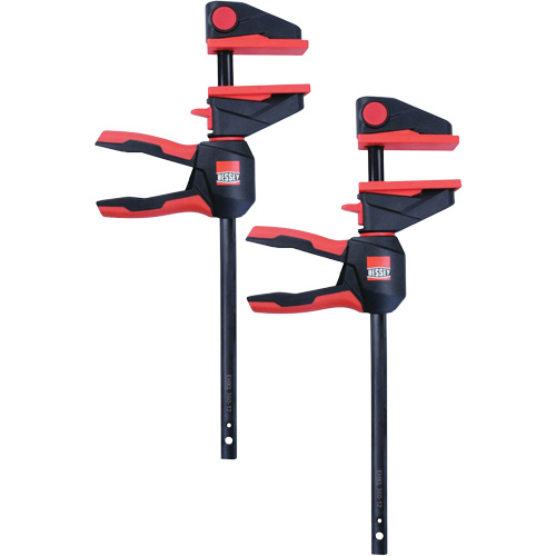 One-Hand Bar Trigger Clamps with 360° Rotating Handle Set, 12" (304.8 mm) Rideout Tool & Machine Inc.