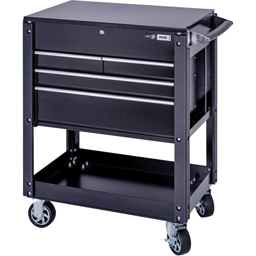 Heavy Duty Service Cart JTC-30194, 4 Drawers, 20-1/2" L x 35" W x 40-1/2" H Rideout Tool & Machine Inc.