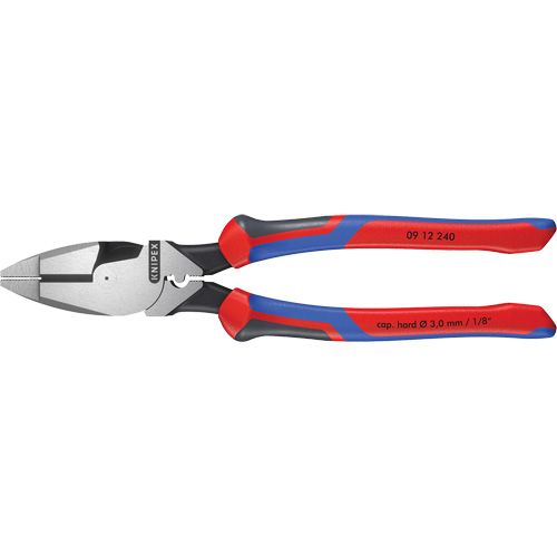 Pince pour monteurs de lignes &agrave; levier d&eacute;multipli&eacute;, type Nouvelle-Angleterre avec tire-fil, sertisseur et poign&eacute;e KNIPEXTEND Rideout Tool & Machine Inc.