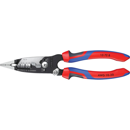 Pince &agrave; d&eacute;nuder forg&eacute;e avec poign&eacute;e KNIPEXTEND, 8" lo, 10 - 20 AWG Rideout Tool & Machine Inc.