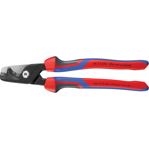 StepCut&reg; XL Cable Shears with KNIPEXTEND Handle, 9" Rideout Tool & Machine Inc.