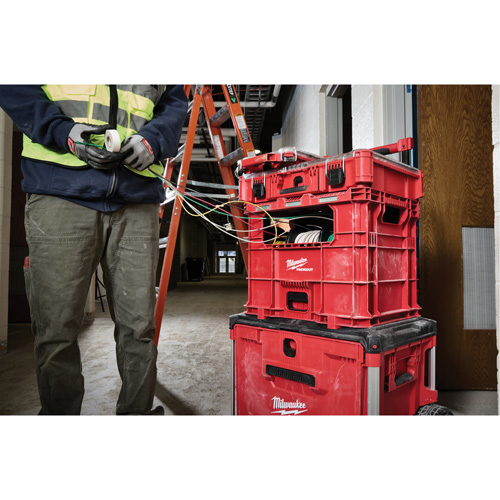 Bac distributeur de fils XL PACKOUT, 15-3/4" x 18-5/8" x 15", Noir/Rouge Rideout Tool & Machine Inc.