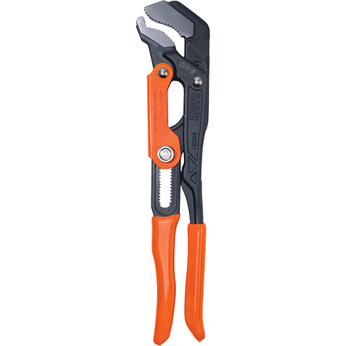 Quick-Adjust S-Jaw Pipe Wrench, 2" Jaw Capacity, 16-3/5" Long, Powder Coated Finish, Dipped Handle Rideout Tool & Machine Inc.