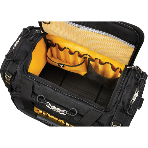 Sac &agrave; outils de chantier ToughSystem 2.0 r&eacute;sistant &agrave; la salet&eacute;, 1680 Denier, 50 pochettes, Noir/Jaune Rideout Tool & Machine Inc.