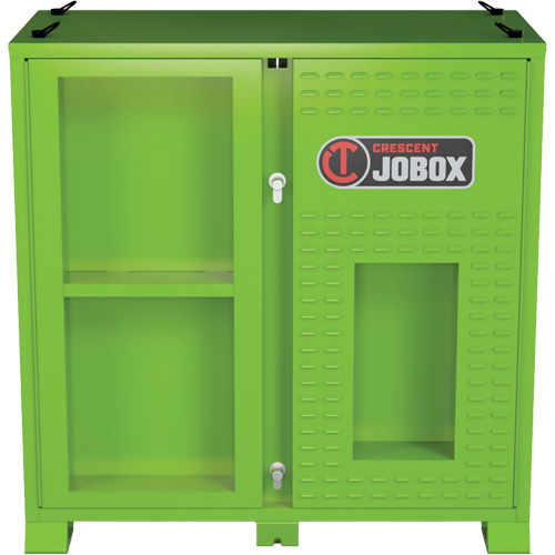 Armoire ventil&eacute;e pour le rangement d'&eacute;PI sur place, Acier, Vert lime haute visibilit&eacute; Rideout Tool & Machine Inc.