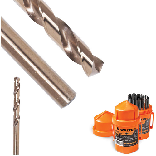 SST+ Jobbers Drill Bit, High Speed Steel, 27/64", 5-9/16" L, 3-11/16" Flute, 135° Point Angle Rideout Tool & Machine Inc.