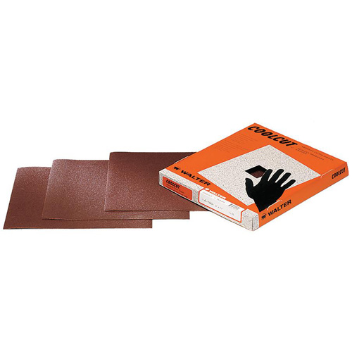 Papier abrasif manuel Coolcut, 9" x 11", Grain 40, Oxyde d'aluminium Rideout Tool & Machine Inc.