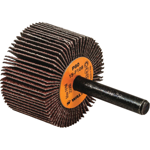 Flap Wheels-Coolcut Flap Wheels, Aluminum Oxide, 80 Grit, 1-1/2" x 1" x 1/4" Rideout Tool & Machine Inc.